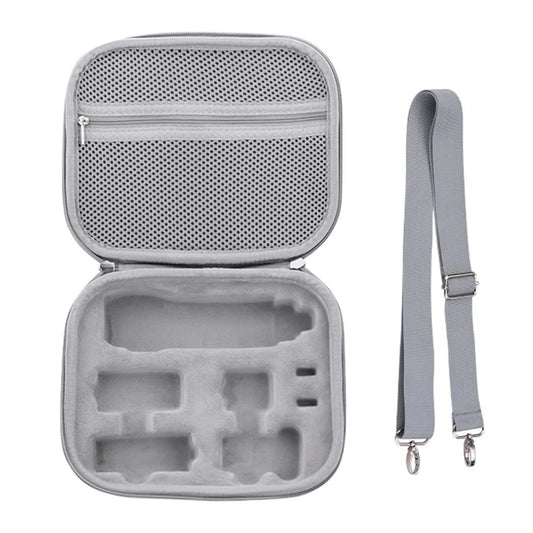 BRDRC For DJI Osmo Pocket 3 PU Leather Travel Shoulder Bag Plush Liner Carrying Case