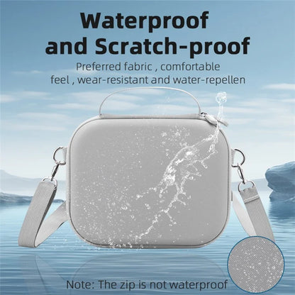 BRDRC For DJI Osmo Pocket 3 PU Leather Travel Shoulder Bag Plush Liner Carrying Case