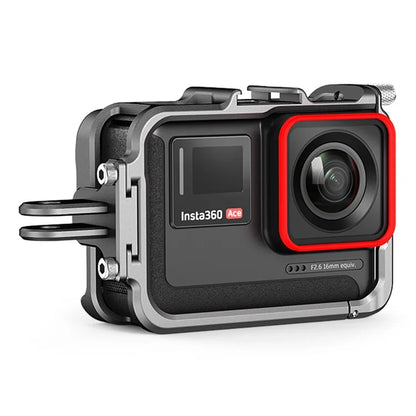 AMAGISN For Insta360 Ace Pro / Ace Aluminum Alloy Camera Cage Protection Frame Cover