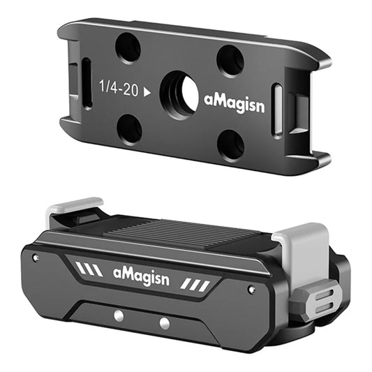 AMAGISN For GoPro Hero Magnetic Aluminum Alloy Camera Quick Release Mount Adapter