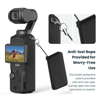 AMAGISN Silicone Protective Case for DJI Osmo Pocket 3 Action Camera Accessories Kit