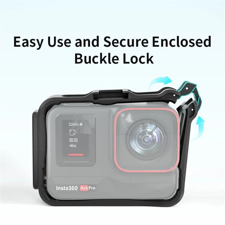 AMAGISN Horizontal Vertical Protective Frame for Insta360 Ace / Ace Pro Extension Case