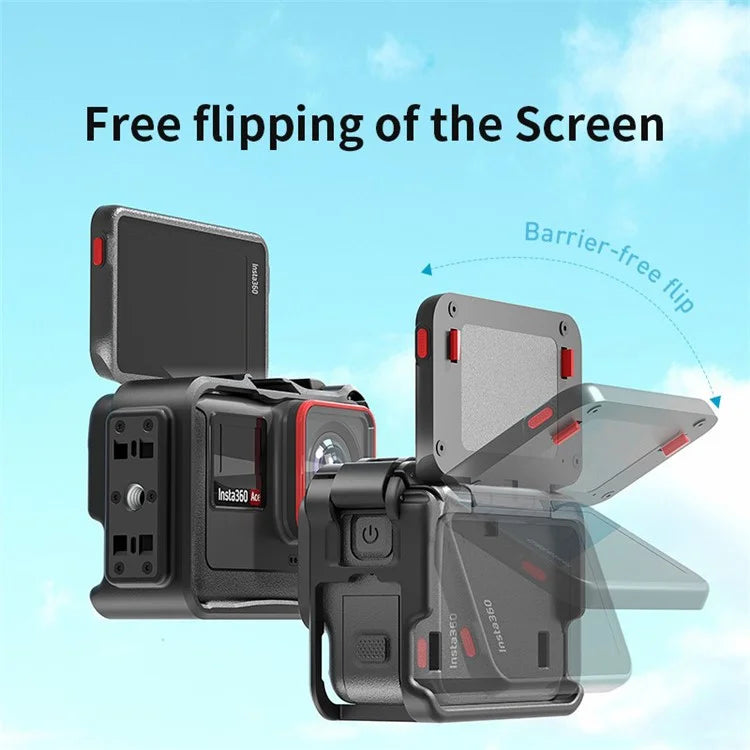 AMAGISN Horizontal Vertical Protective Frame for Insta360 Ace / Ace Pro Extension Case