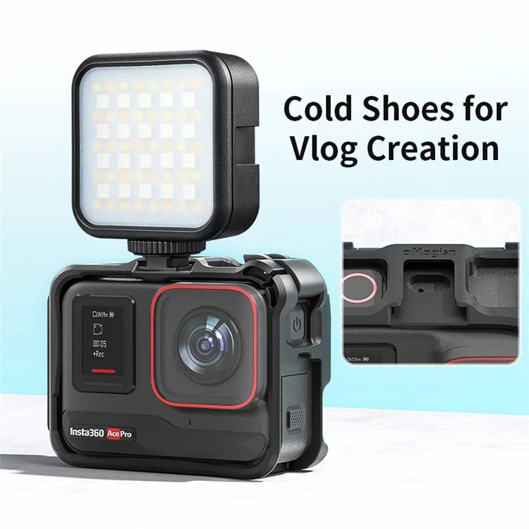 AMAGISN Horizontal Vertical Protective Frame for Insta360 Ace / Ace Pro Extension Case