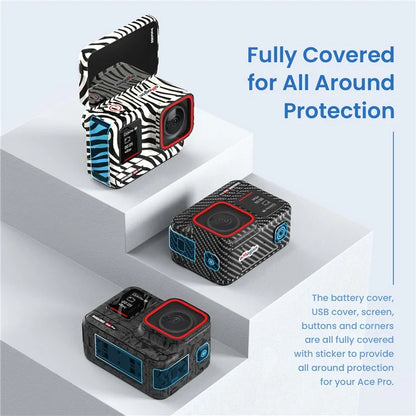 AMAGISN Camera Sticker for Insta360 Ace Pro Anti-scratch Protective Skin