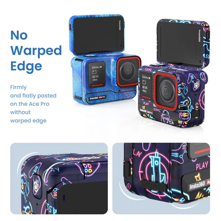 AMAGISN Camera Sticker for Insta360 Ace Pro Anti-scratch Protective Skin