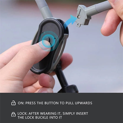 RUIGPRO For GoPro / Insta360 / DJI Action Camera Neck Mount Bracket + Anti-shake Strap + Extension Arm + Magnetic Phone Holder