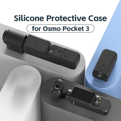 AMAGISN For DJI Mic 2 Protective Case Action Camera Wireless Microphone Transmitter Silicone Cover