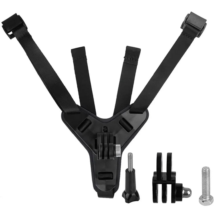4-in-1 Motorcycle Helmet Chin Strap Mount Compatible with GoPro Insta 360 Session
