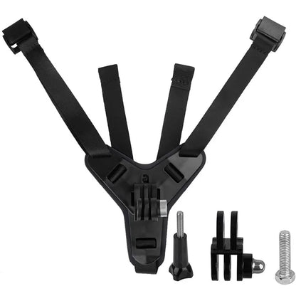 4-in-1 Motorcycle Helmet Chin Strap Mount Compatible with GoPro Insta 360 Session