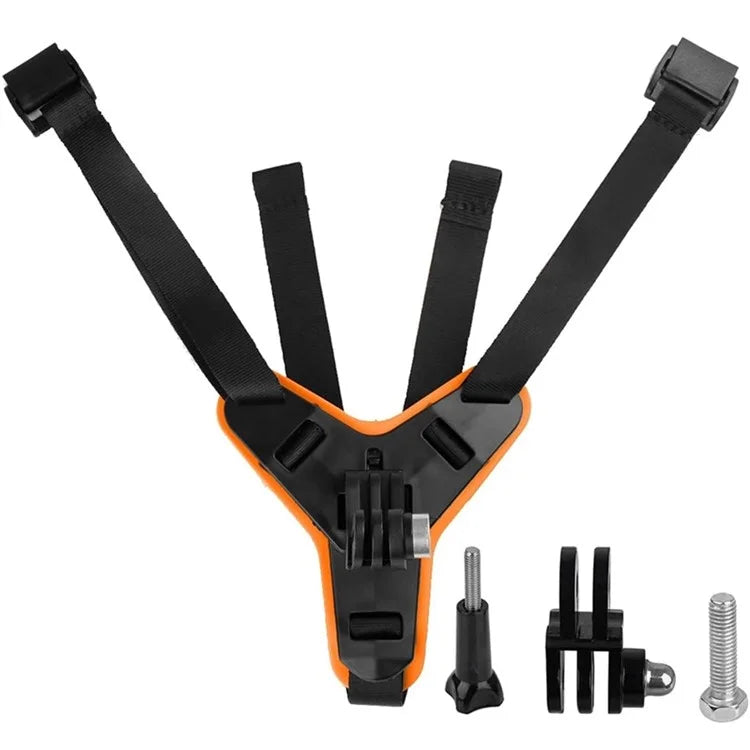 4-in-1 Motorcycle Helmet Chin Strap Mount Compatible with GoPro Insta 360 Session