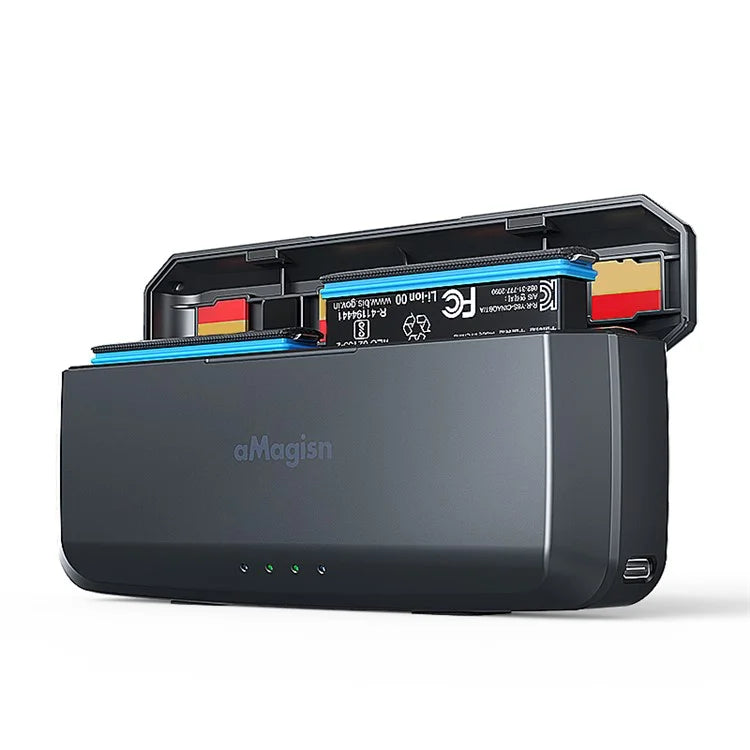 AMAGISN For Insta360 X3 Portable Battery Charging Box Action Camera Dual Battery Fast Charging Case