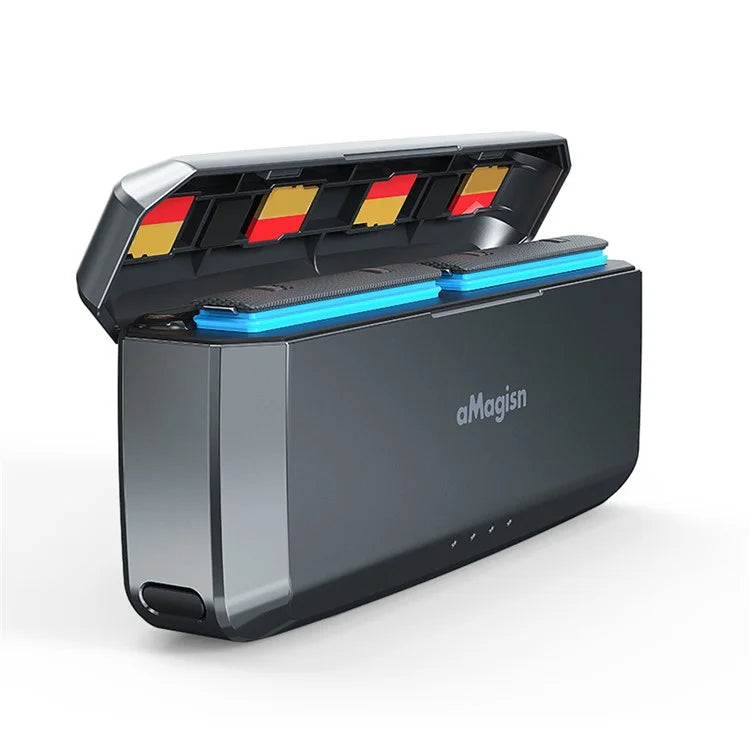 AMAGISN For Insta360 X3 Portable Battery Charging Box Action Camera Dual Battery Fast Charging Case