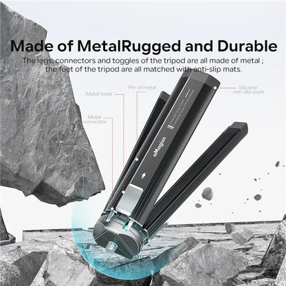 AMAGISN Camera Tripod Metal Camera Mount Camera Accessories for Ourdoors Video Recording