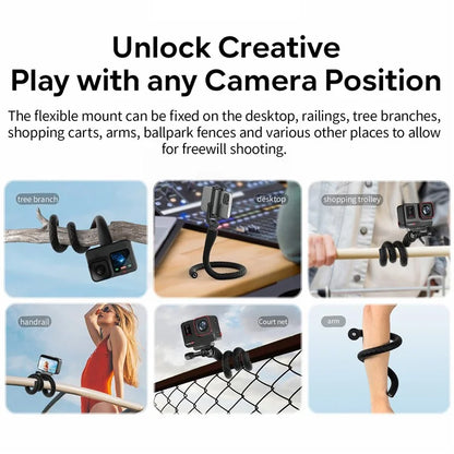 AMAGISN Camera Flexible Mount Stand Pole Bracket for Live Streaming Vlogging