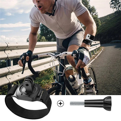 For GoPro Hero 9 / 8 / 7 / 6 / 5 9-in-1 Chest Strap Head Strap J-hook Base Sports Camera Accessories Kit