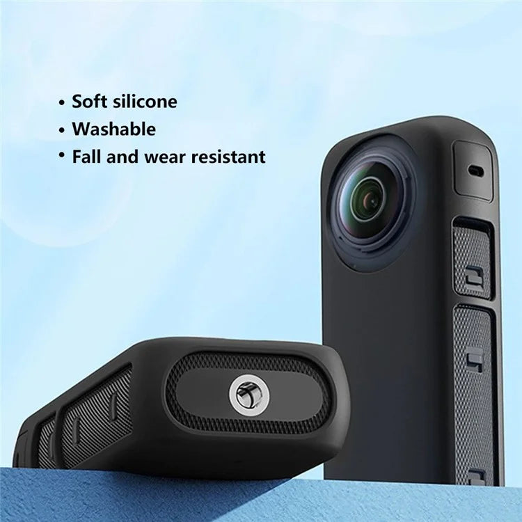 For Insta360 X4 Action Camera Silicone Case Drop Protection Sleeve Cover