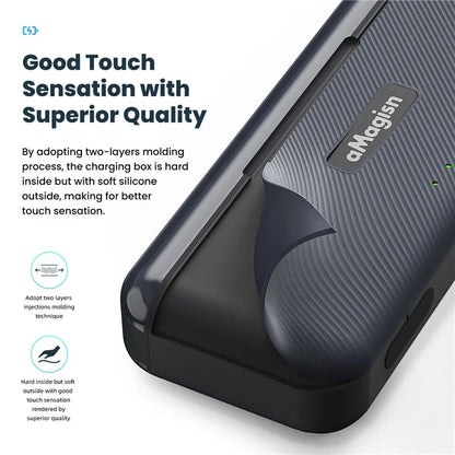 AMAGISN For DJI Osmo Action 4 / 3 Battery Charger Box Action Camera Battery Fast Charging Case (without Batteries)