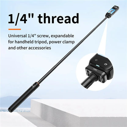 VRIG For Insta360 X4 Camera Adapter Metal Base Connector with ACE+1 / 4 Inch+For DJI-AC 3-In-1 Interfaces