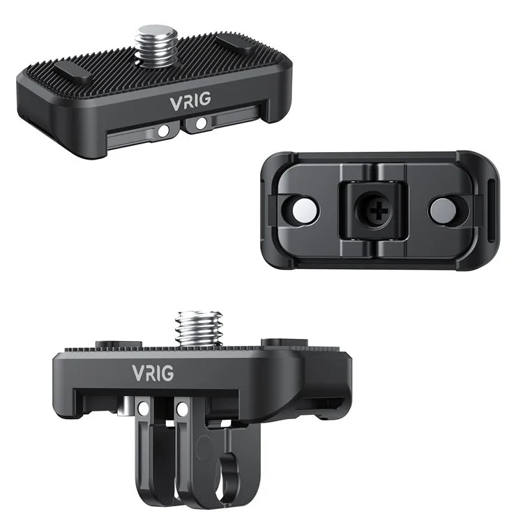 VRIG For Insta360 X4 Action Camera Aluminum Alloy Magnetic Quick Release Adapter