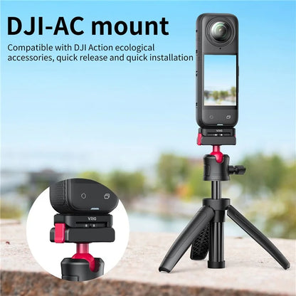 VRIG For Insta360 X4 Action Camera Aluminum Alloy Magnetic Quick Release Adapter