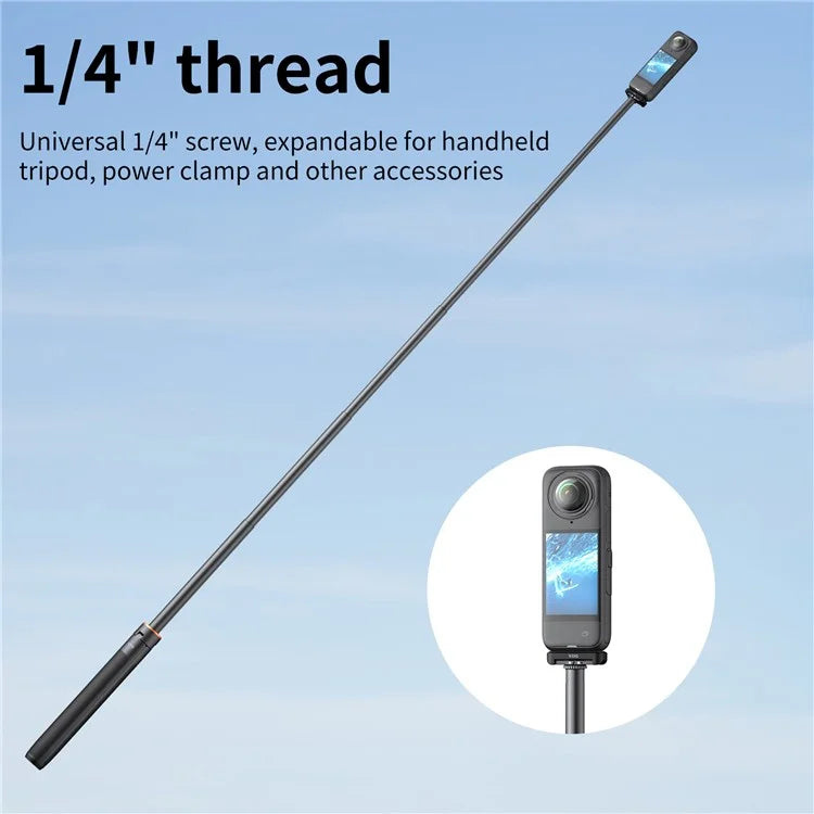 VRIG For Insta360 X4 Action Camera Aluminum Alloy Magnetic Quick Release Adapter