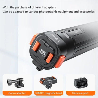 VRIG Claw Mini Magnetic Adsorption Quick Release Telescopic Tripod Portable Camera Photography Bracket