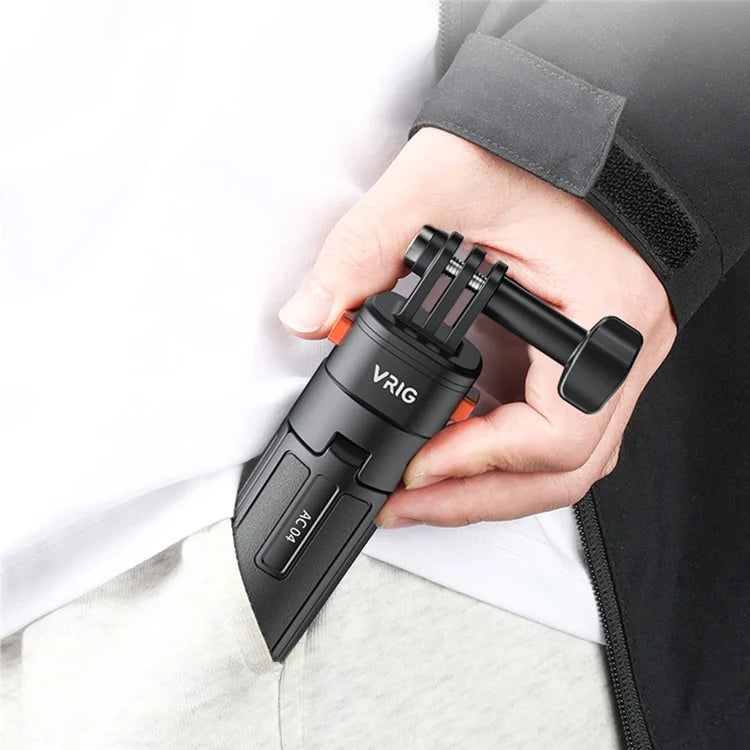 VRIG Claw Mini Magnetic Adsorption Quick Release Telescopic Tripod Portable Camera Photography Bracket
