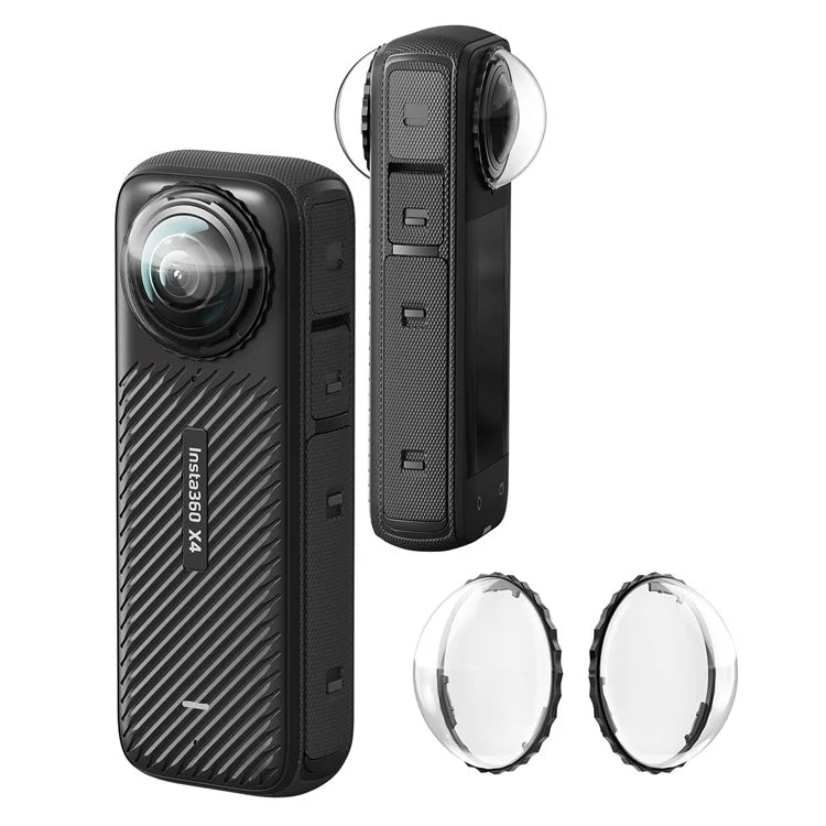 AMAGISN 2PCS Glass Lens Guards for Insta360 X4 Camera Lens Protector Action Camera Accessories