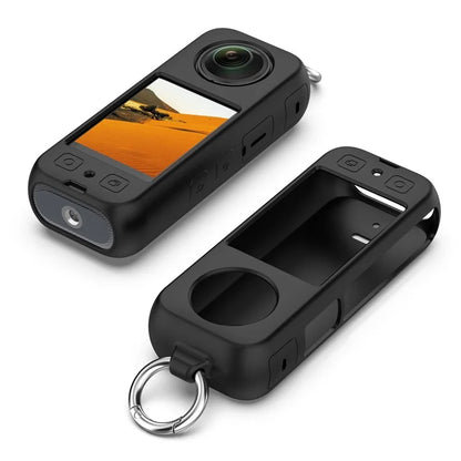 Soft Silicone Case for Insta360 X3 Action Camera Dustproof Protective Cover