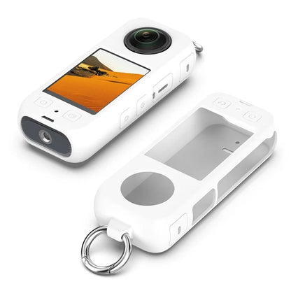 Soft Silicone Case for Insta360 X3 Action Camera Dustproof Protective Cover