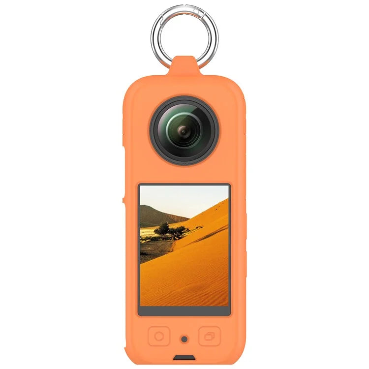 Soft Silicone Case for Insta360 X3 Action Camera Dustproof Protective Cover