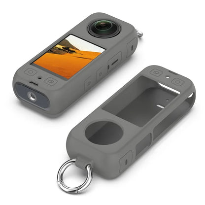 Soft Silicone Case for Insta360 X3 Action Camera Dustproof Protective Cover