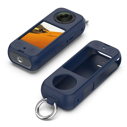 Soft Silicone Case for Insta360 X3 Action Camera Dustproof Protective Cover