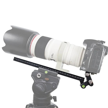 B034 SLR Camera Lens Support Plate Aluminum Alloy Telephoto Lens Holder Support Bracket Tripod Mount Adapter