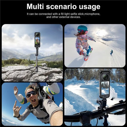 Aluminum Alloy Metal Case for Insta360 X4 Action Camera Cage Protective Frame