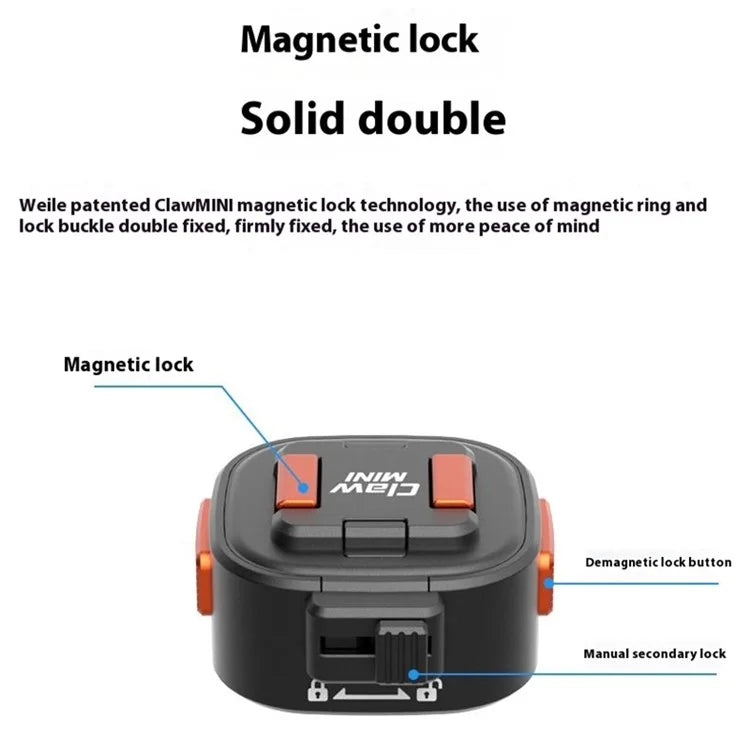 VRIG AC 02 Claw Mini Series Magnetic Camera Adapter Accessories Quick-Release 1 / 4 Magnet Base Mount