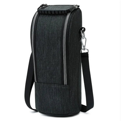 DULUDA Nylon Storage Bag for Nikon / Canon Telephoto Lens Case Pouch with Shoulder Strap