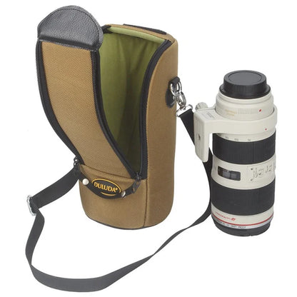 DULUDA Nylon Storage Bag for Nikon / Canon Telephoto Lens Case Pouch with Shoulder Strap