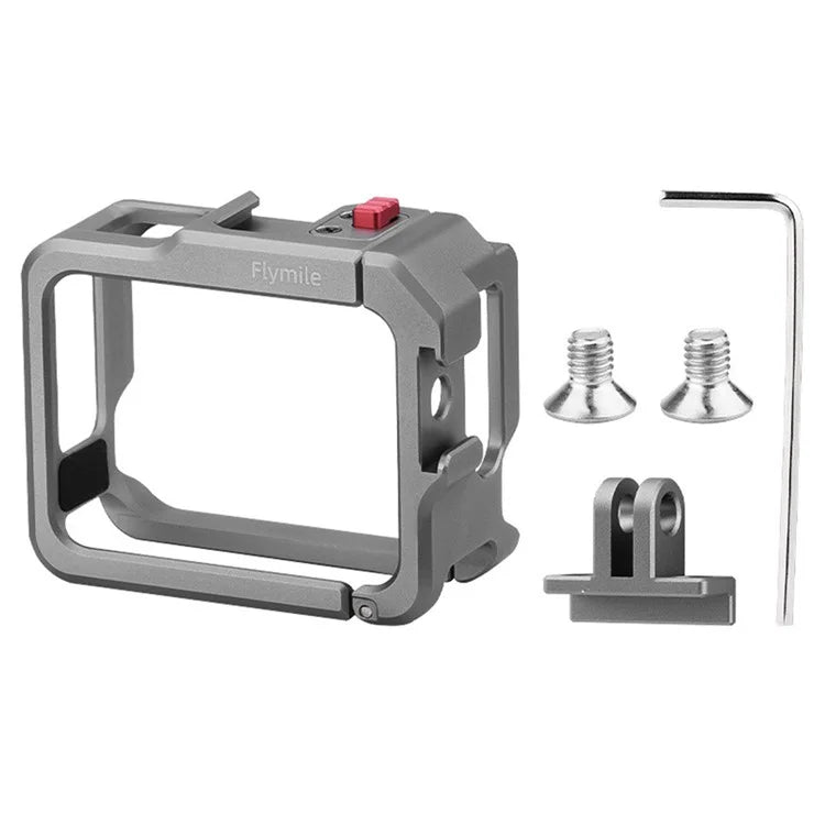 FLYMILE For Insta360 GO 3 / GO 3S Aluminum Alloy Cage Protective Shell Housing Bezel Accessories