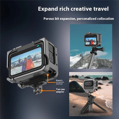 FLYMILE For Insta360 GO 3 / GO 3S Aluminum Alloy Cage Protective Shell Housing Bezel Accessories