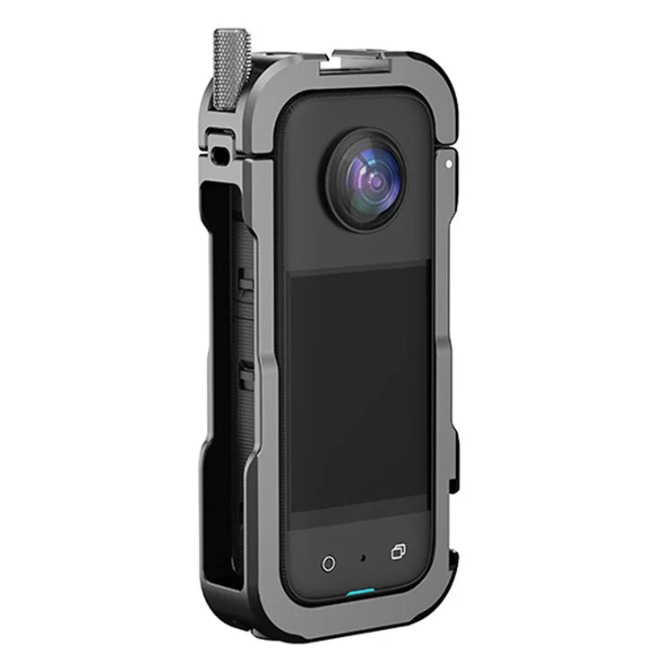 HEPAIL C-X3 Sports Camera Cage for Insta360 ??X3 Anti-Shake Metal Protective Frame