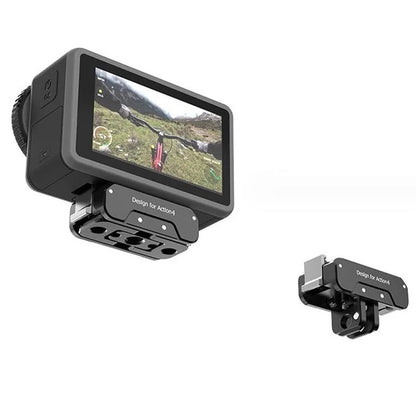 HEPAIL AC-17 For DJI Osmo Action 4 / Action 3 Sports Camera Magnetic Quick Release Base