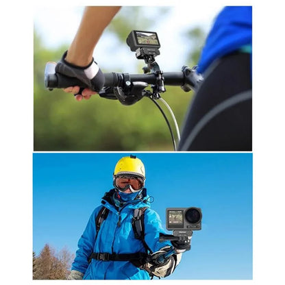 HEPAIL AC-17 For DJI Osmo Action 4 / Action 3 Sports Camera Magnetic Quick Release Base