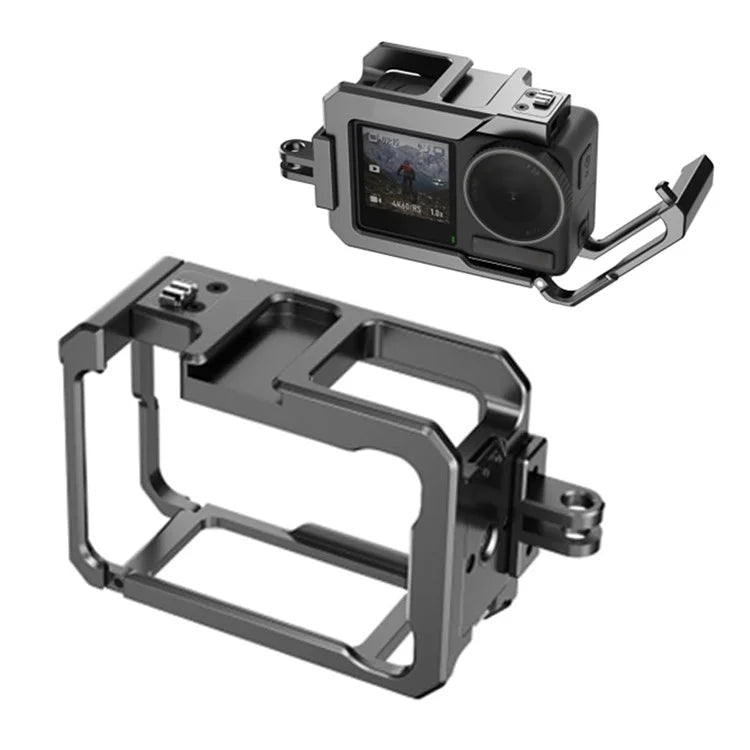 HEPAIL C-AC4 For DJI Osmo Action 4 / 3 Anti-Drop Protective Frame Aluminum Alloy Camera Cage