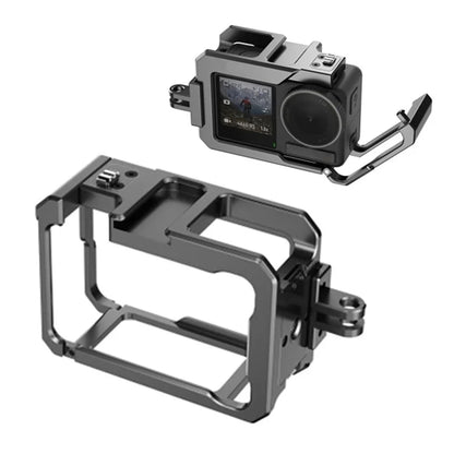 HEPAIL C-AC4 For DJI Osmo Action 4 / 3 Anti-Drop Protective Frame Aluminum Alloy Camera Cage