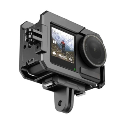 HEPAIL C-AC4 For DJI Osmo Action 4 / 3 Anti-Drop Protective Frame Aluminum Alloy Camera Cage