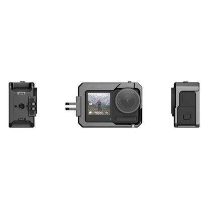 HEPAIL C-AC4 For DJI Osmo Action 4 / 3 Anti-Drop Protective Frame Aluminum Alloy Camera Cage