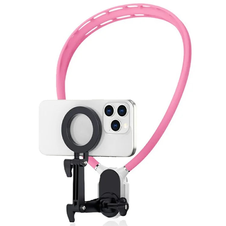 SX-P05 Outdoor Sports POV Magnetic Phone Neck Mount Hands Free Bracket for Action Camera