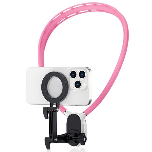 SX-P05 Outdoor Sports POV Magnetic Phone Neck Mount Hands Free Bracket for Action Camera